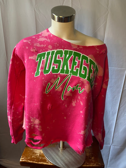 Handmade Tuskegee Mom AKA Blossom Sweatshirt