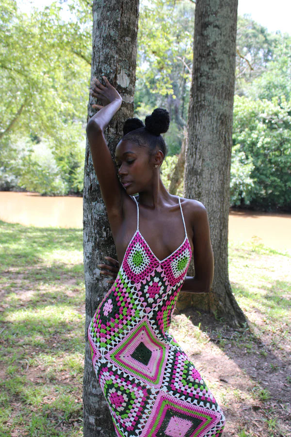 The "Enchanted Garden" Crochet Dress