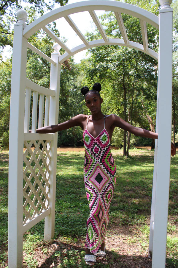 The "Enchanted Garden" Crochet Dress
