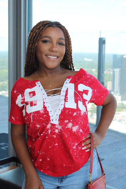Handmade 1913 DST Lace Up T-Shirt