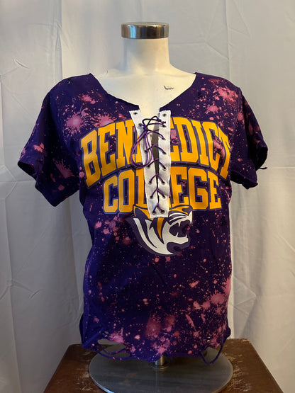 Handmade Benedict College Lace Up T-Shirt