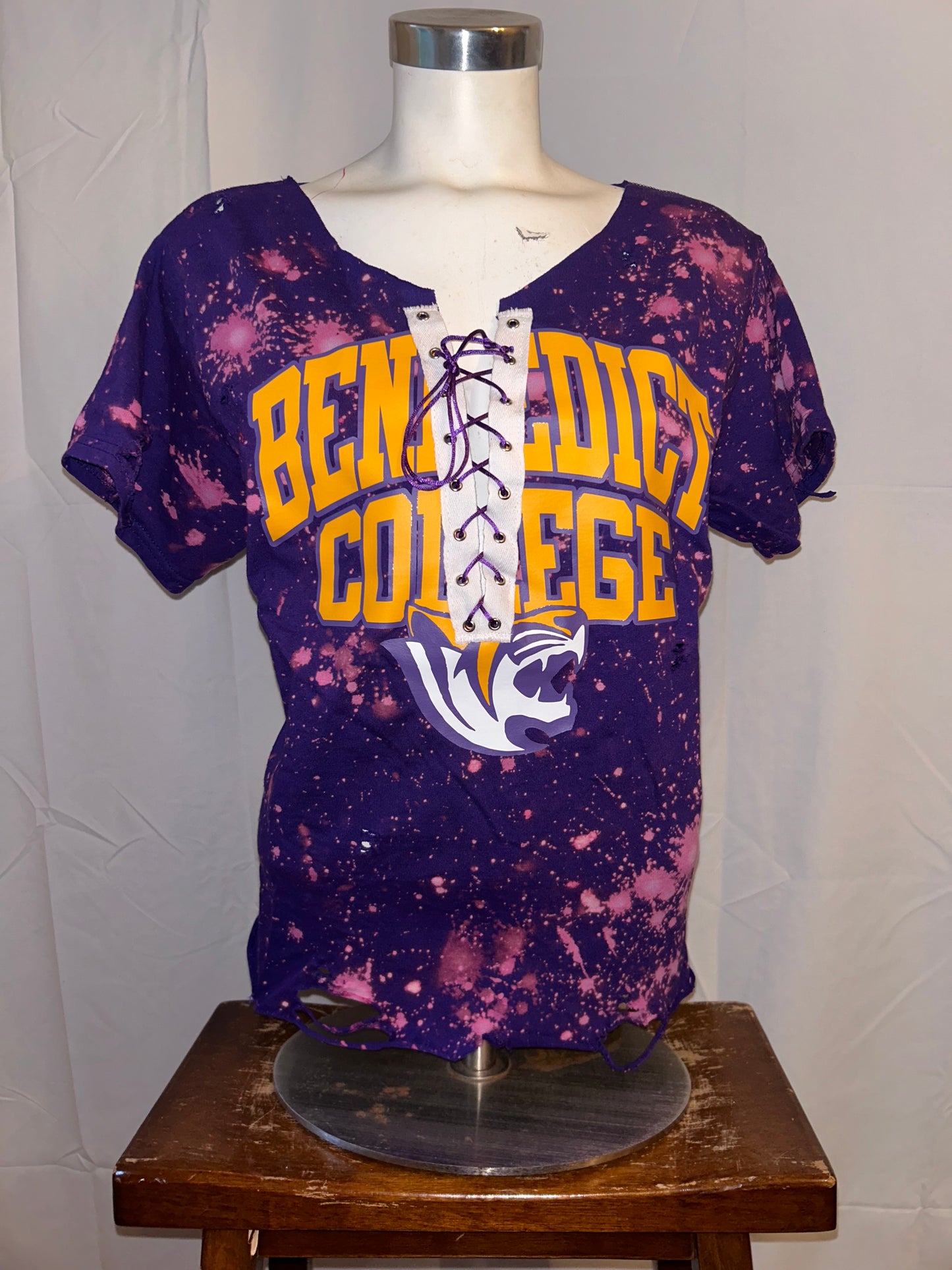 Handmade Benedict College Lace Up T-Shirt