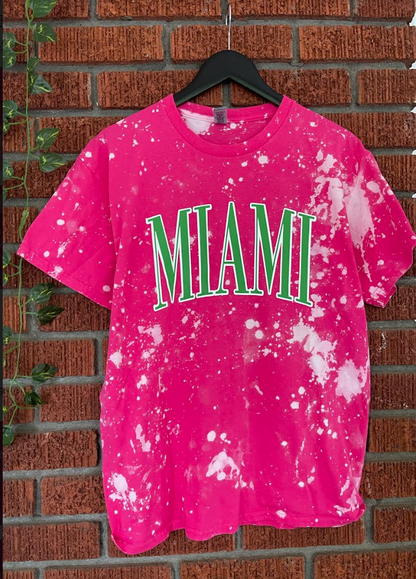 Handmade University of Miami AKA Crewneck T-Shirt