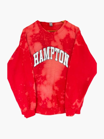 Handmade Hampton DST Color-Way Hand Bleached Crewneck Sweatshirt