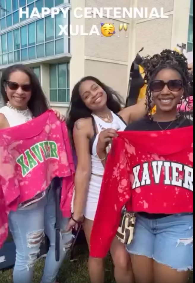 Handmade Xavier AKA Blossom or DST Ruby Off-Shoulder Sweatshirt