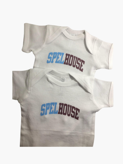 Spelhouse Baby White Rib Onesie Bodysuit