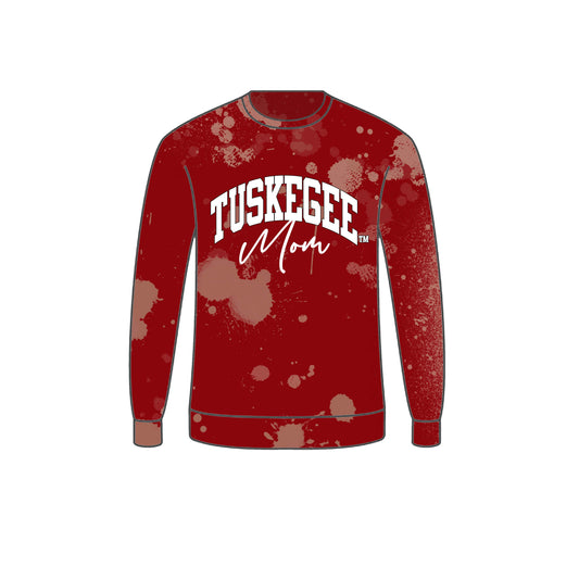 Tuskegee mom sweatshirt, Tuskegee hand bleached sweatshirt, Tuskegee mom tie-dye shirt, Tuskegee glitter shirt, Tuskegee off shoulder sweatshirt