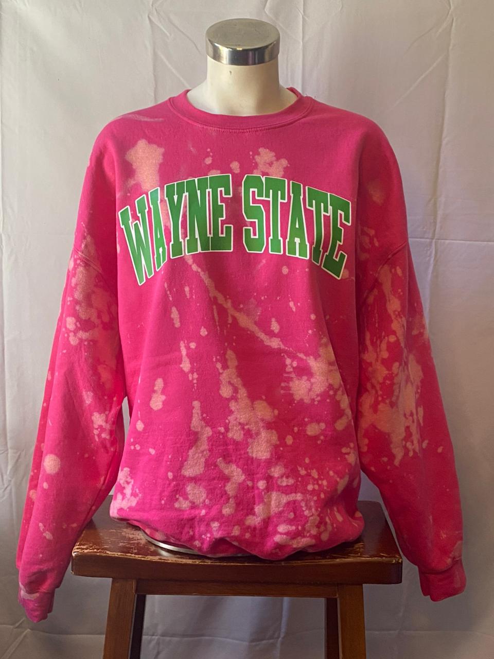  'WAYNE STATE' blossom sweatshirt