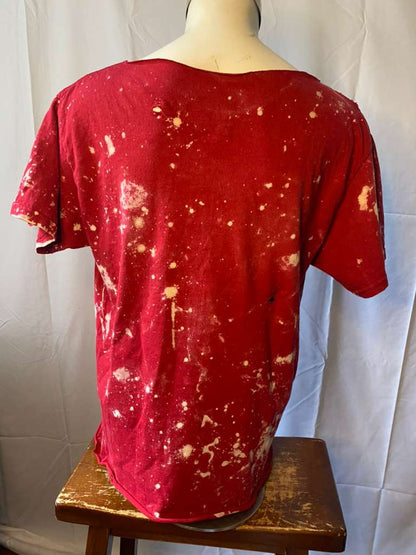 Handmade Oklahoma Sooners Lace Up T-Shirt in Crimson