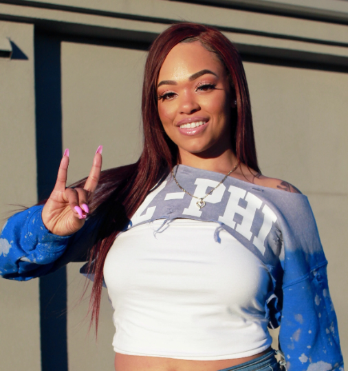 Handmade Zeta Phi Beta Z-Phi Sweatshirt