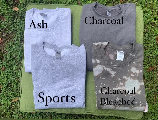 Custom Order: Adult Sweatshirt / Half and Half / Crewneck