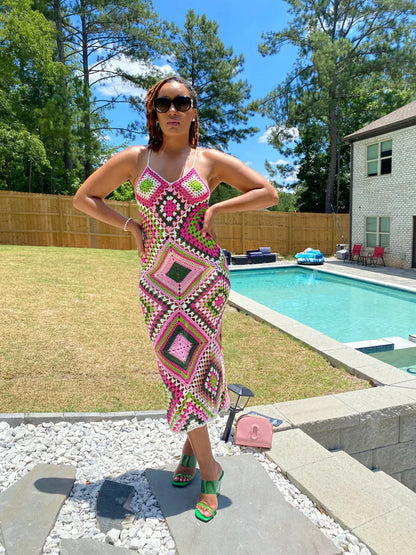 The "Enchanted Garden" Crochet Dress