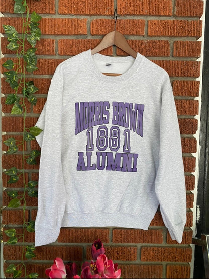 Morris Brown 1881 Alumni Ash Grey Sweatshirt