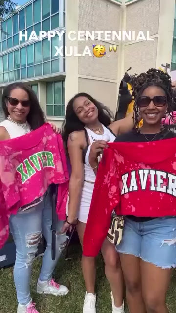 Handmade Xavier AKA Blossom or DST Ruby Off-Shoulder Sweatshirt