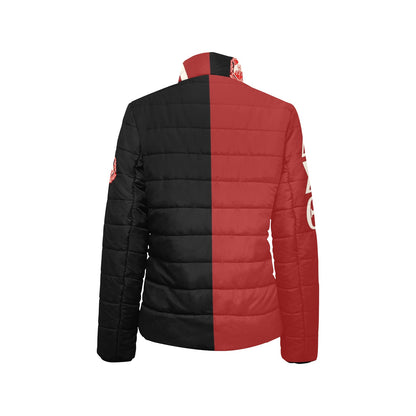The DST Red Black Puffer Jacket