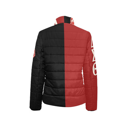 The DST Red Black Puffer Jacket
