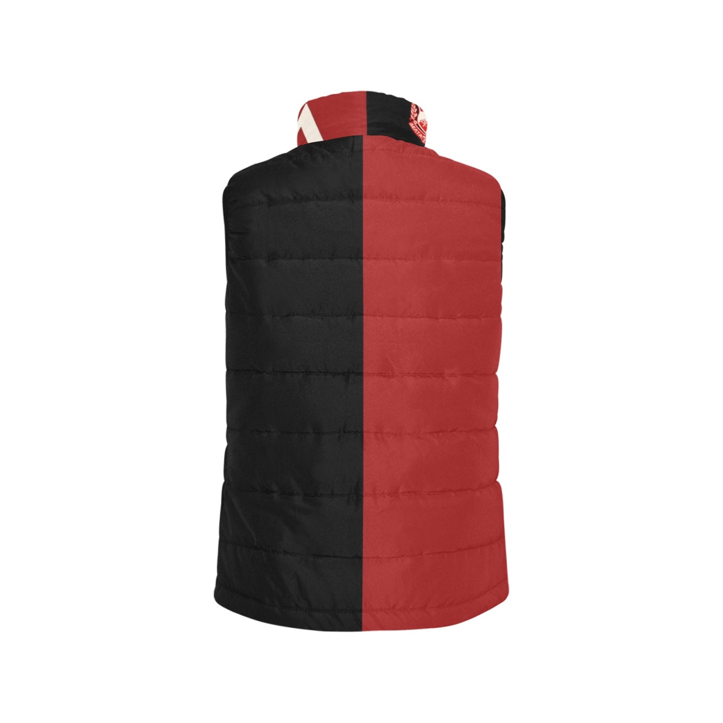 The DST Red Black Puffer Vest