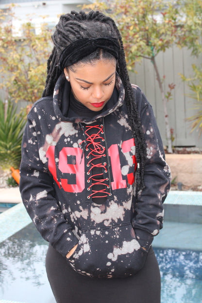 The “A.Keep” Delta Sigma Theta 1913 Lace Up Hoodie
