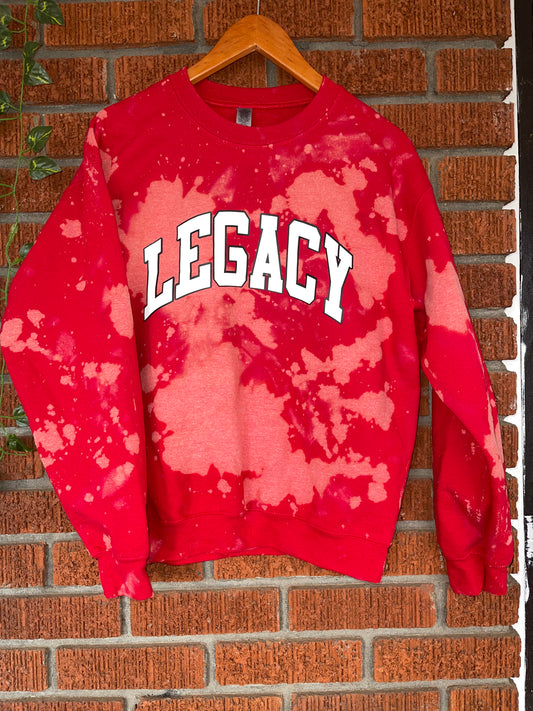 Handmade DST Legacy Hand Bleached Crewneck Sweatshirt or Hoodie