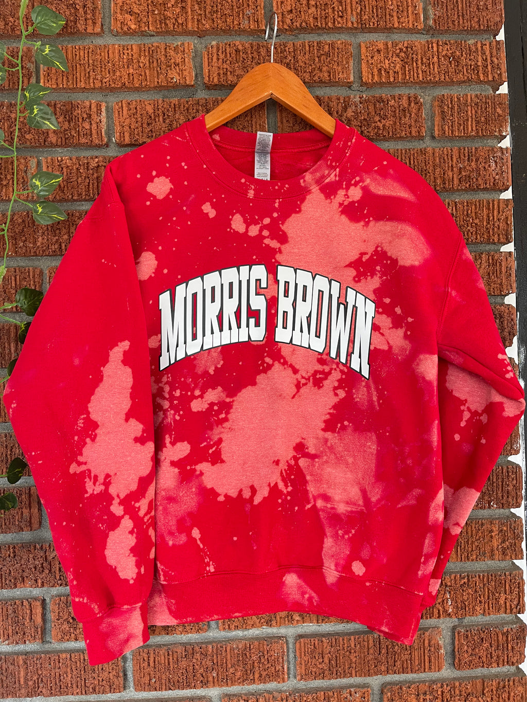 Cami Co. Lace Designs Handmade Kansas City Chiefs Red Gold Bleached Lace Up Sweatshirt M / Longer Crop