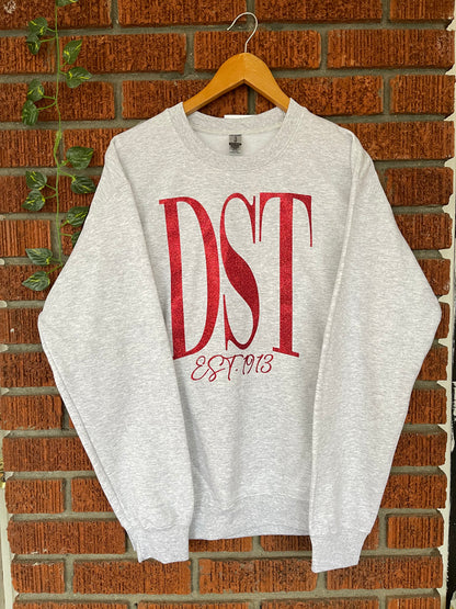 Handmade DST Ash Gray Crewneck Sweatshirt