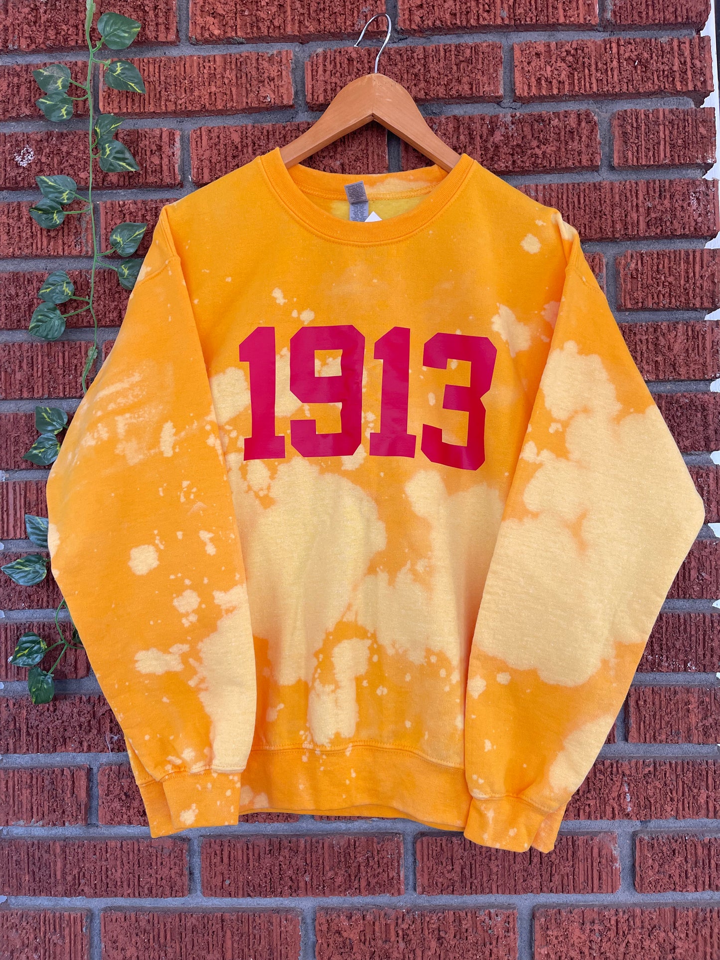 Handmade DST 1913 Gold Bleached Fleece Sweatshirt