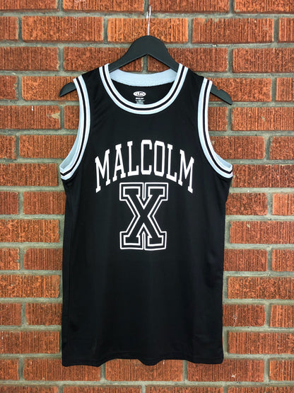 Handmade Malcom X Triple Black Sleeveless Unisex Jersey