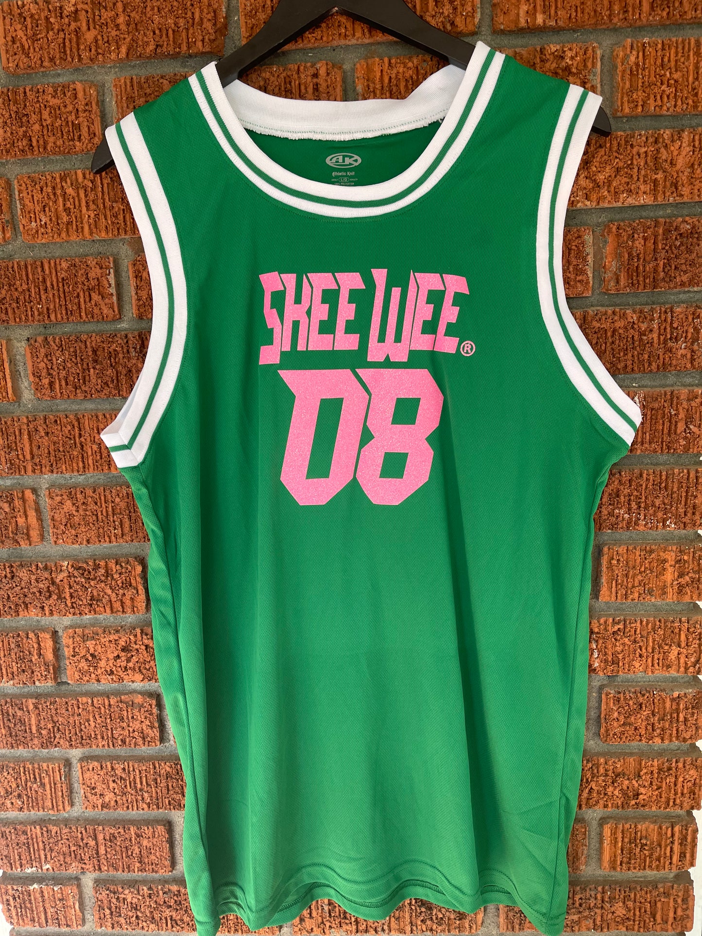 The Hot Pink AKA Skee Wee 08 Green Jersey Top