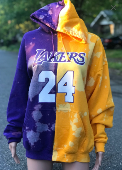 Lakers hoodie yellow best sale