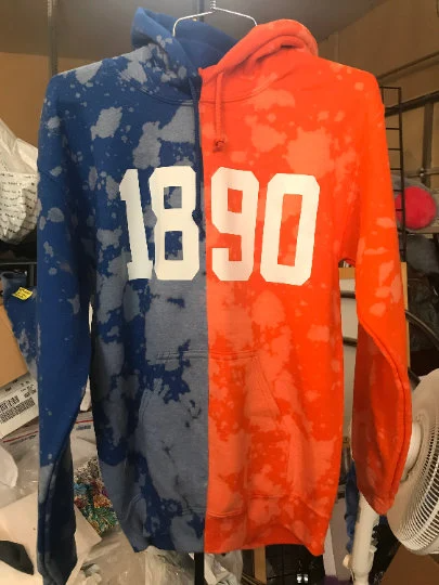 Custom Handmade Half & Half Hoodie